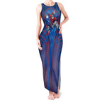 Newcastle Knights Rugby Mascot Tank Maxi Dress Australian Rugby Culture - Tribal Inspired Knight Warrior