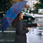Newcastle Knights Rugby Mascot Umbrella Australian Rugby Culture - Tribal Inspired Knight Warrior