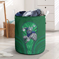 New Zealand Warriors Rugby Mascot Laundry Basket Australian Rugby Culture - Tribal Inspired Warrior