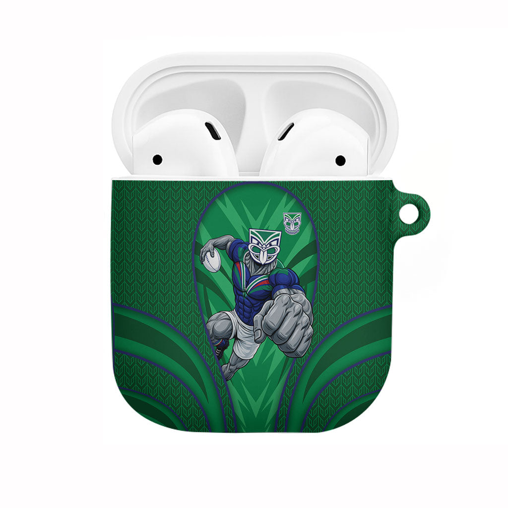 New Zealand Warriors Rugby Mascot AirPods Case Australian Rugby Culture - Tribal Inspired Warrior