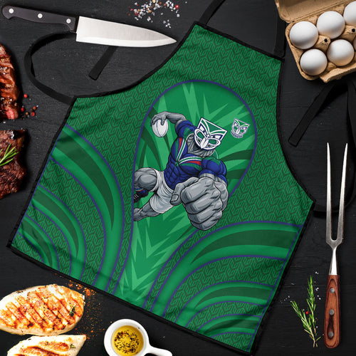 New Zealand Warriors Rugby Mascot Apron Australian Rugby Culture - Tribal Inspired Warrior