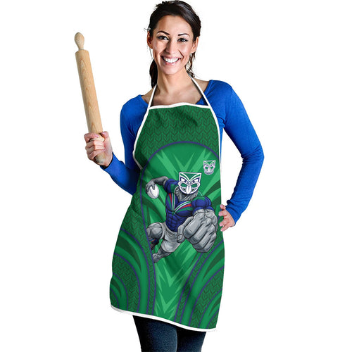 New Zealand Warriors Rugby Mascot Apron Australian Rugby Culture - Tribal Inspired Warrior
