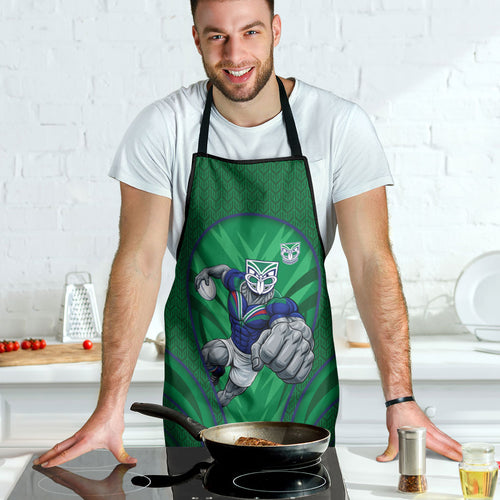 New Zealand Warriors Rugby Mascot Apron Australian Rugby Culture - Tribal Inspired Warrior