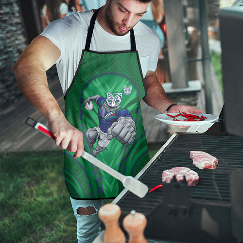 New Zealand Warriors Rugby Mascot Apron Australian Rugby Culture - Tribal Inspired Warrior