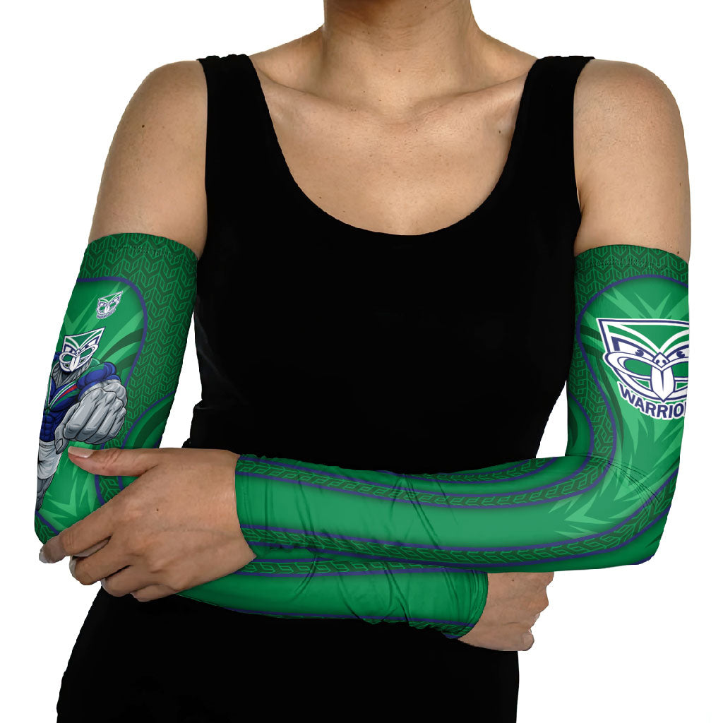 New Zealand Warriors Rugby Mascot Arm Sleeves Australian Rugby Culture - Tribal Inspired Warrior