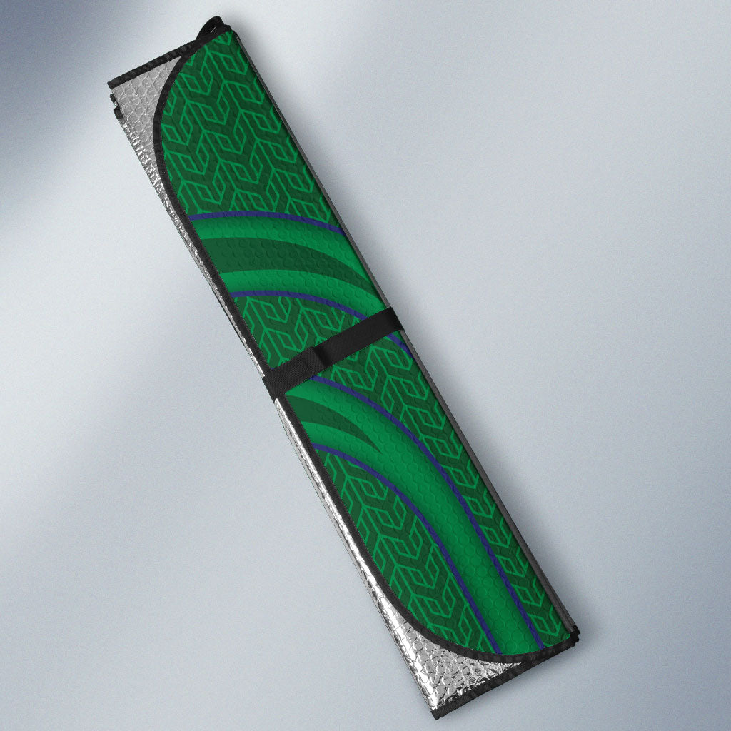 New Zealand Warriors Rugby Mascot Auto Sun Shade Australian Rugby Culture - Tribal Inspired Warrior