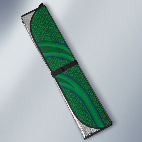 New Zealand Warriors Rugby Mascot Auto Sun Shade Australian Rugby Culture - Tribal Inspired Warrior
