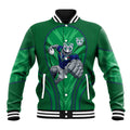 New Zealand Warriors Rugby Mascot Baseball Jacket Australian Rugby Culture - Tribal Inspired Warrior