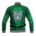 New Zealand Warriors Rugby Mascot Baseball Jacket Australian Rugby Culture - Tribal Inspired Warrior