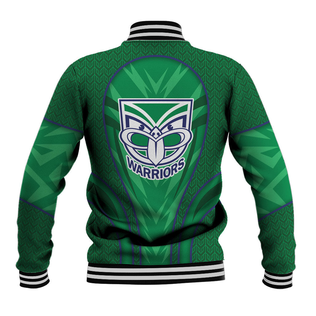 New Zealand Warriors Rugby Mascot Baseball Jacket Australian Rugby Culture - Tribal Inspired Warrior