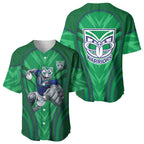 New Zealand Warriors Rugby Mascot Baseball Jersey Australian Rugby Culture - Tribal Inspired Warrior