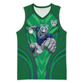 New Zealand Warriors Rugby Mascot Basketball Jersey Australian Rugby Culture - Tribal Inspired Warrior