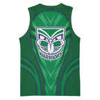 New Zealand Warriors Rugby Mascot Basketball Jersey Australian Rugby Culture - Tribal Inspired Warrior