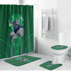 New Zealand Warriors Rugby Mascot Bathroom Set Australian Rugby Culture - Tribal Inspired Warrior