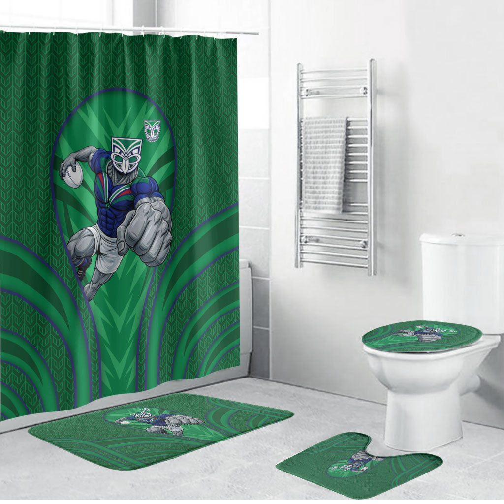 New Zealand Warriors Rugby Mascot Bathroom Set Australian Rugby Culture - Tribal Inspired Warrior