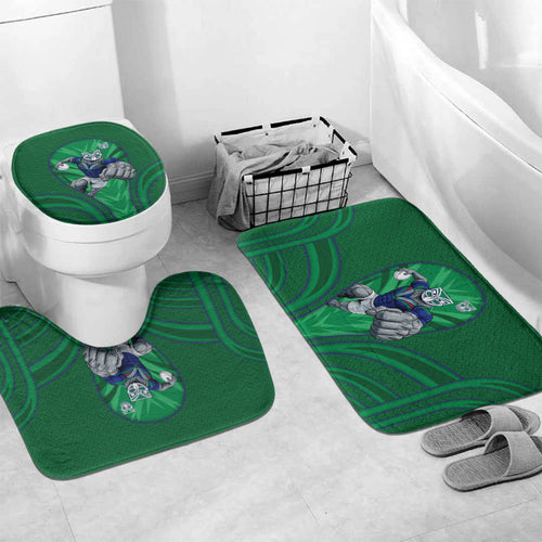 New Zealand Warriors Rugby Mascot Bathroom Set Australian Rugby Culture - Tribal Inspired Warrior