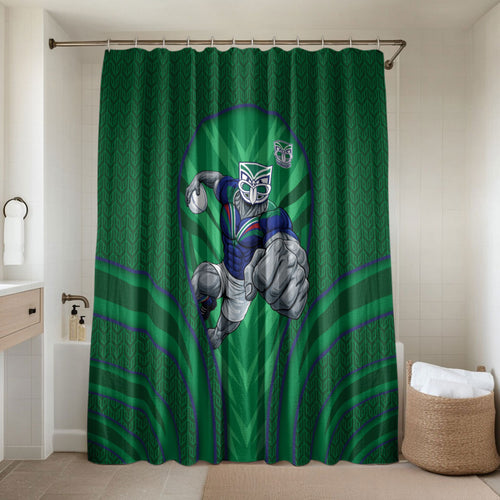 New Zealand Warriors Rugby Mascot Bathroom Set Australian Rugby Culture - Tribal Inspired Warrior