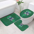 New Zealand Warriors Rugby Mascot Bathroom Set Australian Rugby Culture - Tribal Inspired Warrior
