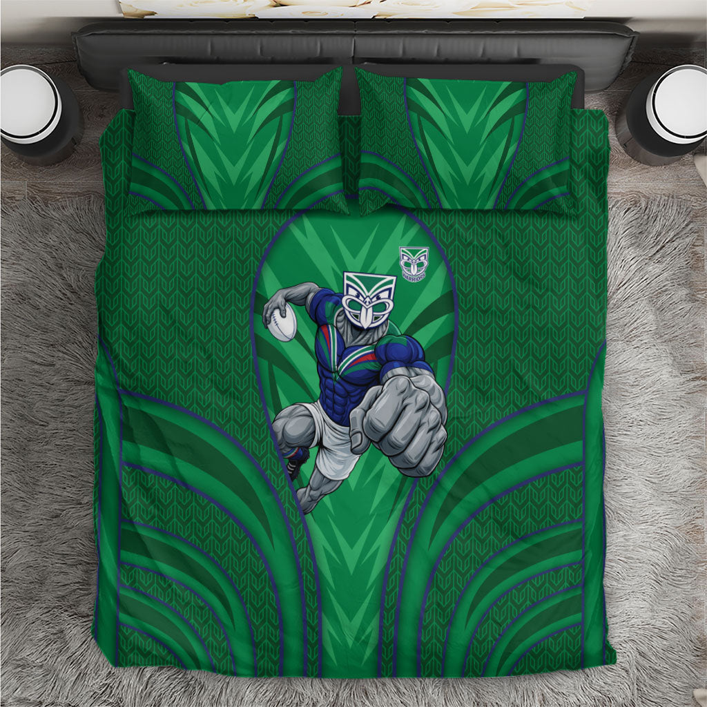 New Zealand Warriors Rugby Mascot Bedding Set Australian Rugby Culture - Tribal Inspired Warrior