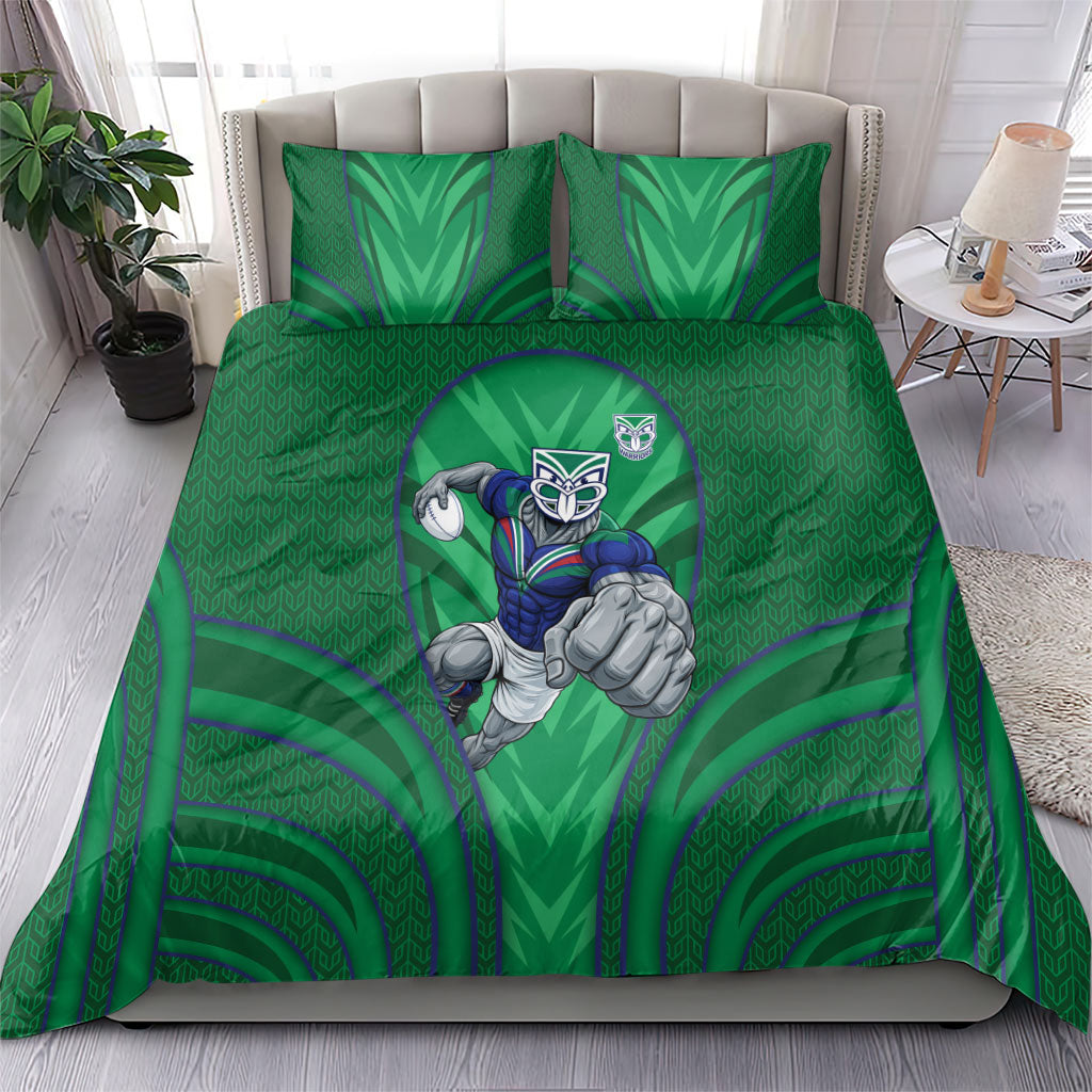 New Zealand Warriors Rugby Mascot Bedding Set Australian Rugby Culture - Tribal Inspired Warrior
