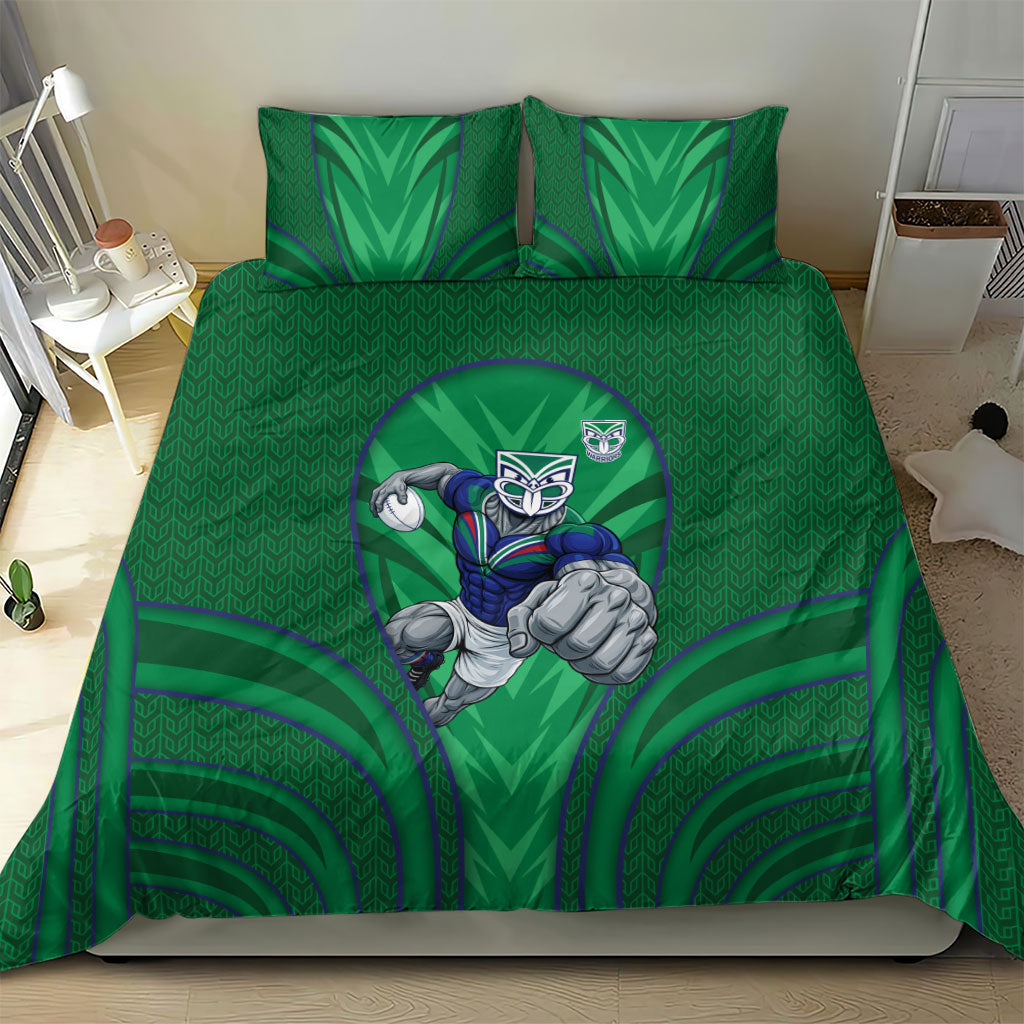 New Zealand Warriors Rugby Mascot Bedding Set Australian Rugby Culture - Tribal Inspired Warrior