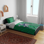 New Zealand Warriors Rugby Mascot Bedding Set Australian Rugby Culture - Tribal Inspired Warrior