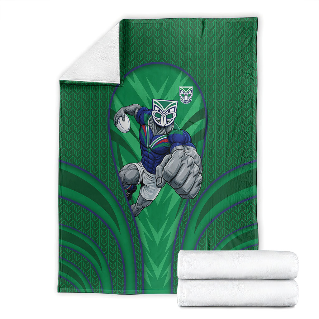 New Zealand Warriors Rugby Mascot Blanket Australian Rugby Culture - Tribal Inspired Warrior