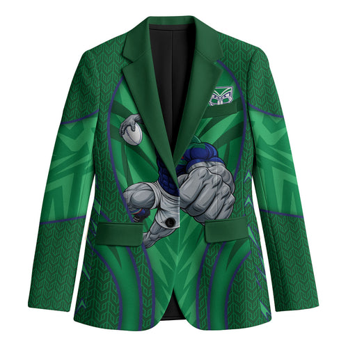 New Zealand Warriors Rugby Mascot Blazer Australian Rugby Culture - Tribal Inspired Warrior