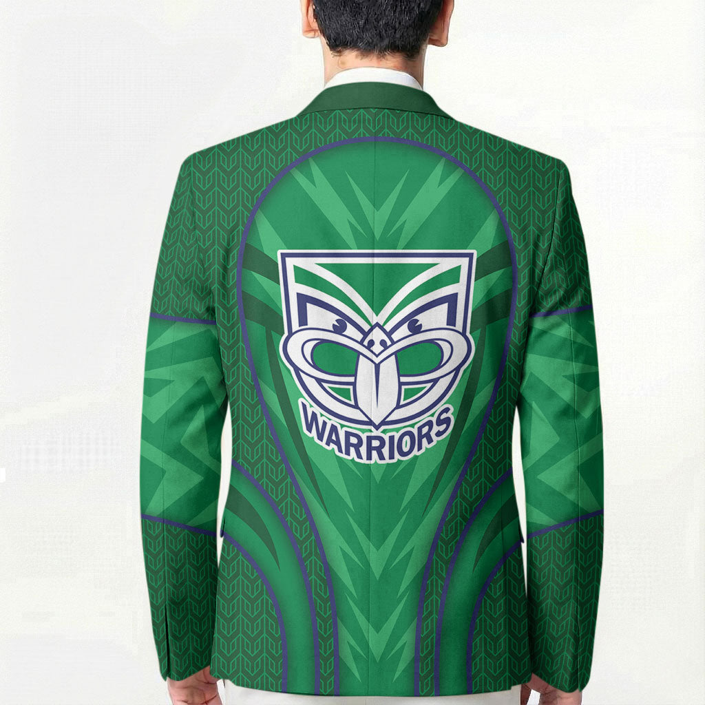 New Zealand Warriors Rugby Mascot Blazer Australian Rugby Culture - Tribal Inspired Warrior