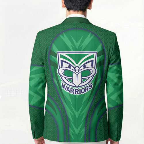 New Zealand Warriors Rugby Mascot Blazer Australian Rugby Culture - Tribal Inspired Warrior