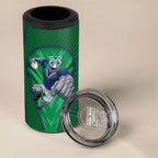 New Zealand Warriors Rugby Mascot 4 in 1 Can Cooler Tumbler Australian Rugby Culture - Tribal Inspired Warrior