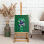 New Zealand Warriors Rugby Mascot Canvas Wall Art Australian Rugby Culture - Tribal Inspired Warrior