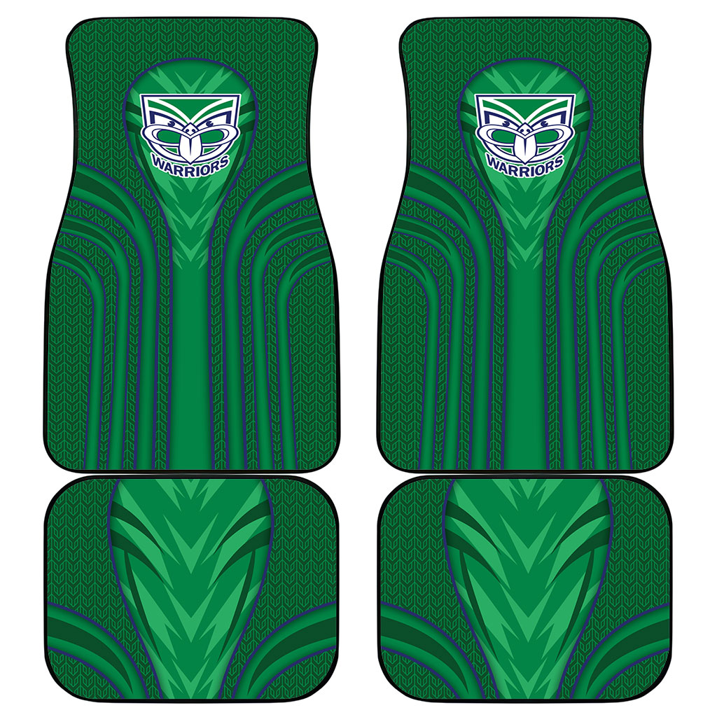 New Zealand Warriors Rugby Mascot Car Mats Australian Rugby Culture - Tribal Inspired Warrior
