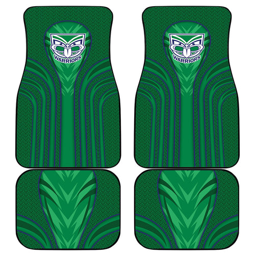 New Zealand Warriors Rugby Mascot Car Mats Australian Rugby Culture - Tribal Inspired Warrior