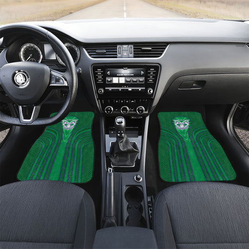 New Zealand Warriors Rugby Mascot Car Mats Australian Rugby Culture - Tribal Inspired Warrior