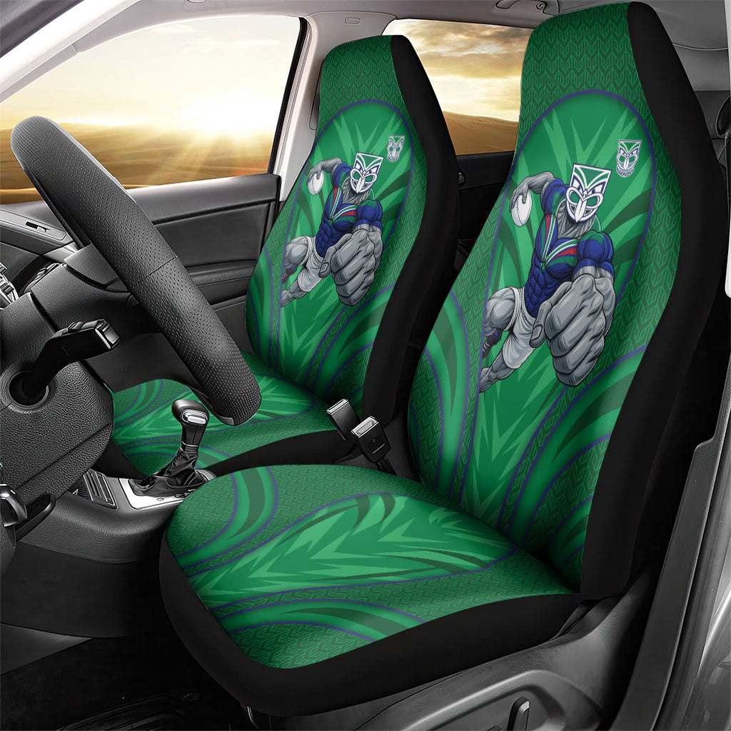 New Zealand Warriors Rugby Mascot Car Seat Cover Australian Rugby Culture - Tribal Inspired Warrior