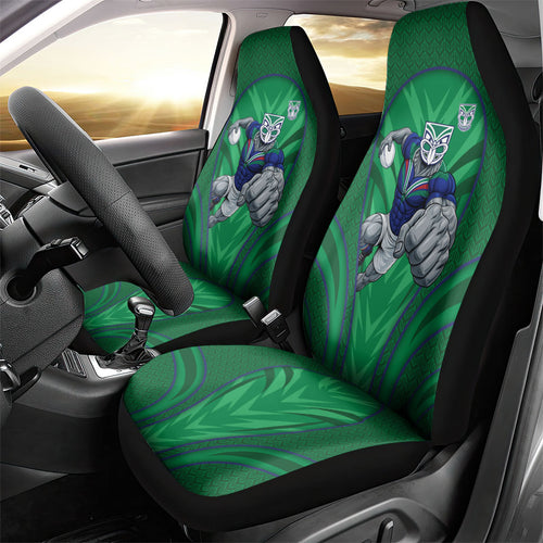 New Zealand Warriors Rugby Mascot Car Seat Cover Australian Rugby Culture - Tribal Inspired Warrior