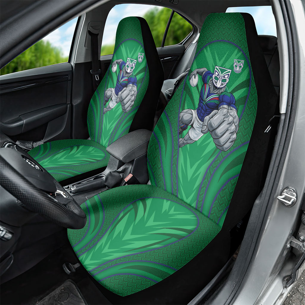New Zealand Warriors Rugby Mascot Car Seat Cover Australian Rugby Culture - Tribal Inspired Warrior