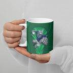 New Zealand Warriors Rugby Mascot Ceramic Mug Australian Rugby Culture - Tribal Inspired Warrior