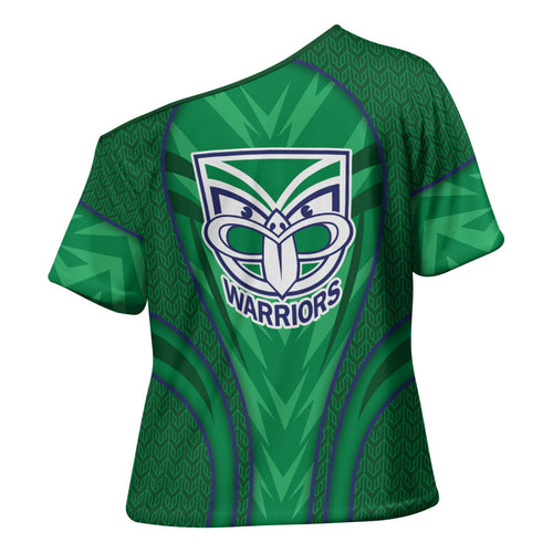 New Zealand Warriors Rugby Mascot Cross Shoulder Shirt Australian Rugby Culture - Tribal Inspired Warrior