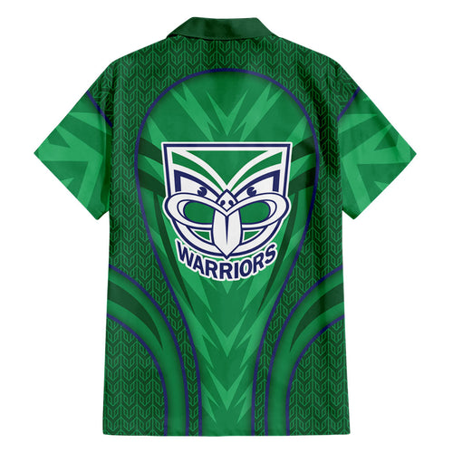 New Zealand Warriors Rugby Mascot Family Matching Mermaid Dress and Hawaiian Shirt Australian Rugby Culture - Tribal Inspired Warrior