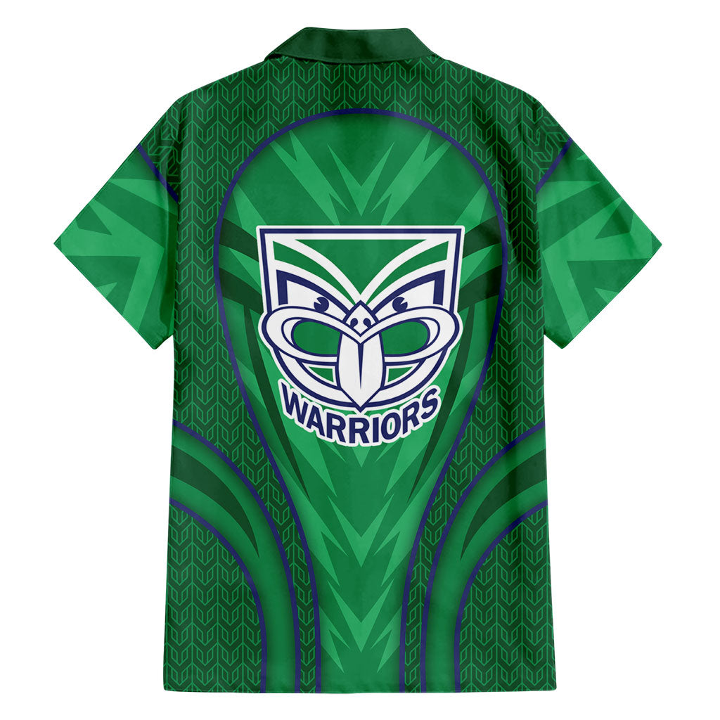 New Zealand Warriors Rugby Mascot Family Matching Summer Maxi Dress and Hawaiian Shirt Australian Rugby Culture - Tribal Inspired Warrior