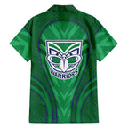 New Zealand Warriors Rugby Mascot Family Matching Tank Maxi Dress and Hawaiian Shirt Australian Rugby Culture - Tribal Inspired Warrior