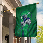 New Zealand Warriors Rugby Mascot Garden Flag Australian Rugby Culture - Tribal Inspired Warrior