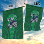 New Zealand Warriors Rugby Mascot Garden Flag Australian Rugby Culture - Tribal Inspired Warrior