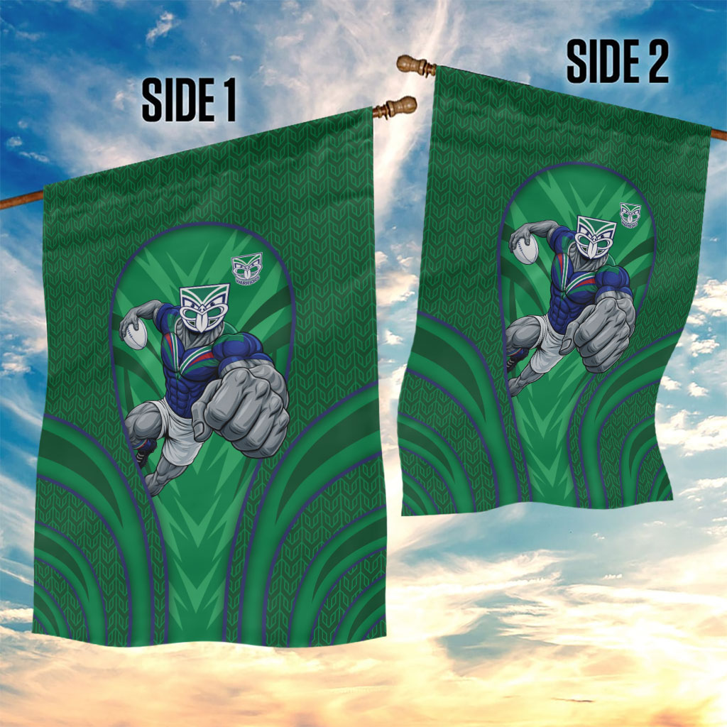 New Zealand Warriors Rugby Mascot Garden Flag Australian Rugby Culture - Tribal Inspired Warrior