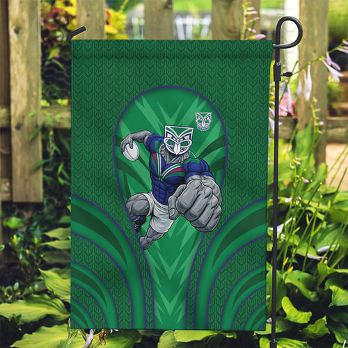 New Zealand Warriors Rugby Mascot Garden Flag Australian Rugby Culture - Tribal Inspired Warrior