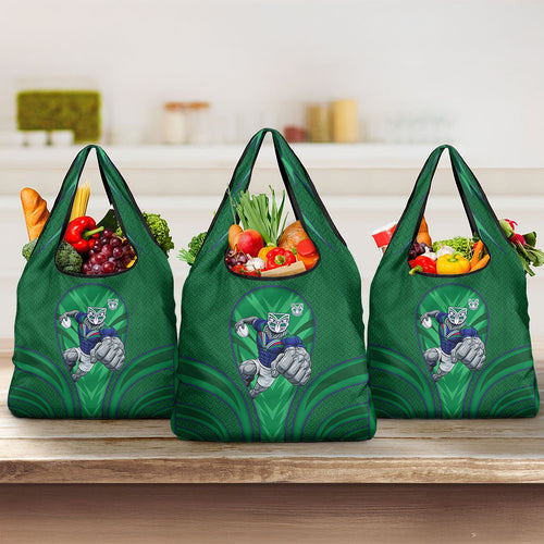 New Zealand Warriors Rugby Mascot Grocery Bag Australian Rugby Culture - Tribal Inspired Warrior
