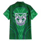 New Zealand Warriors Rugby Mascot Hawaiian Shirt Australian Rugby Culture - Tribal Inspired Warrior