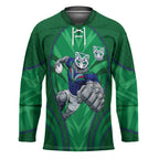 New Zealand Warriors Rugby Mascot Hockey Jersey Australian Rugby Culture - Tribal Inspired Warrior